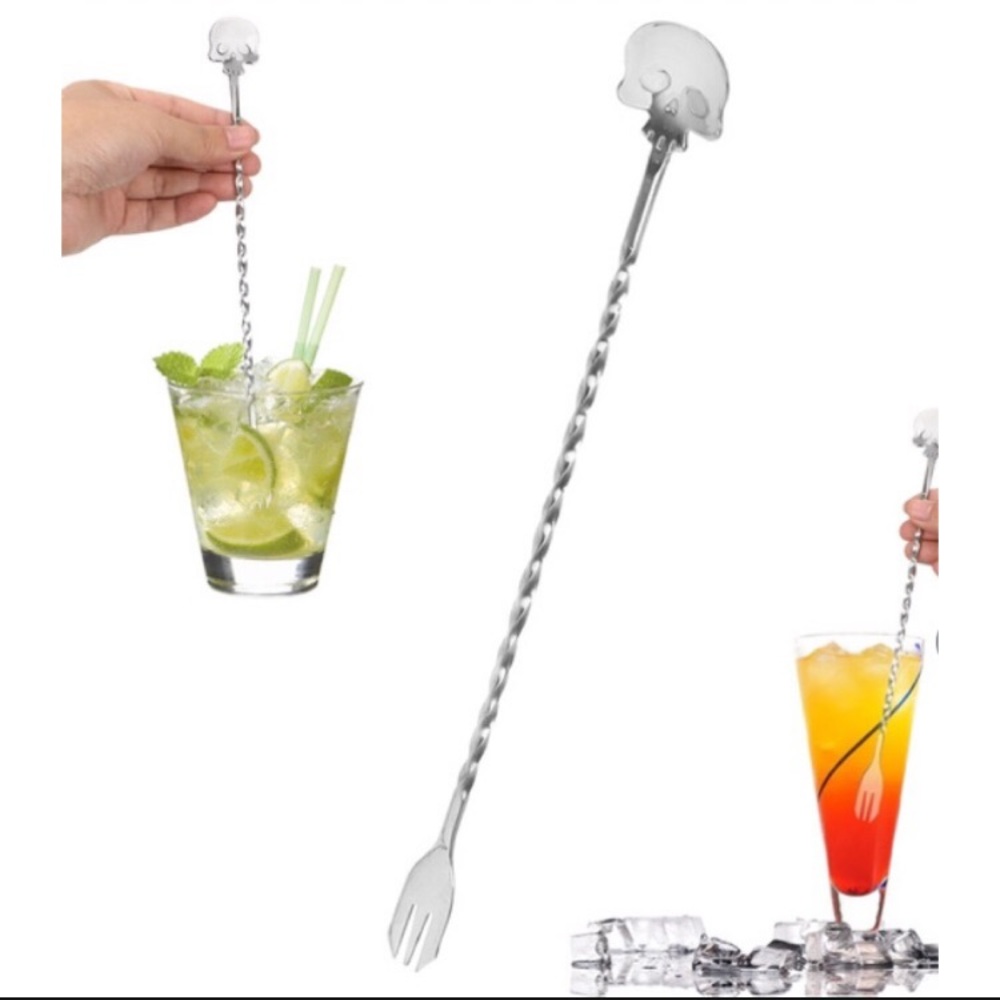 💀 1 Awesome Premium Skeleton Skull Sugar Spoon 💀 - Picture 13 of 13